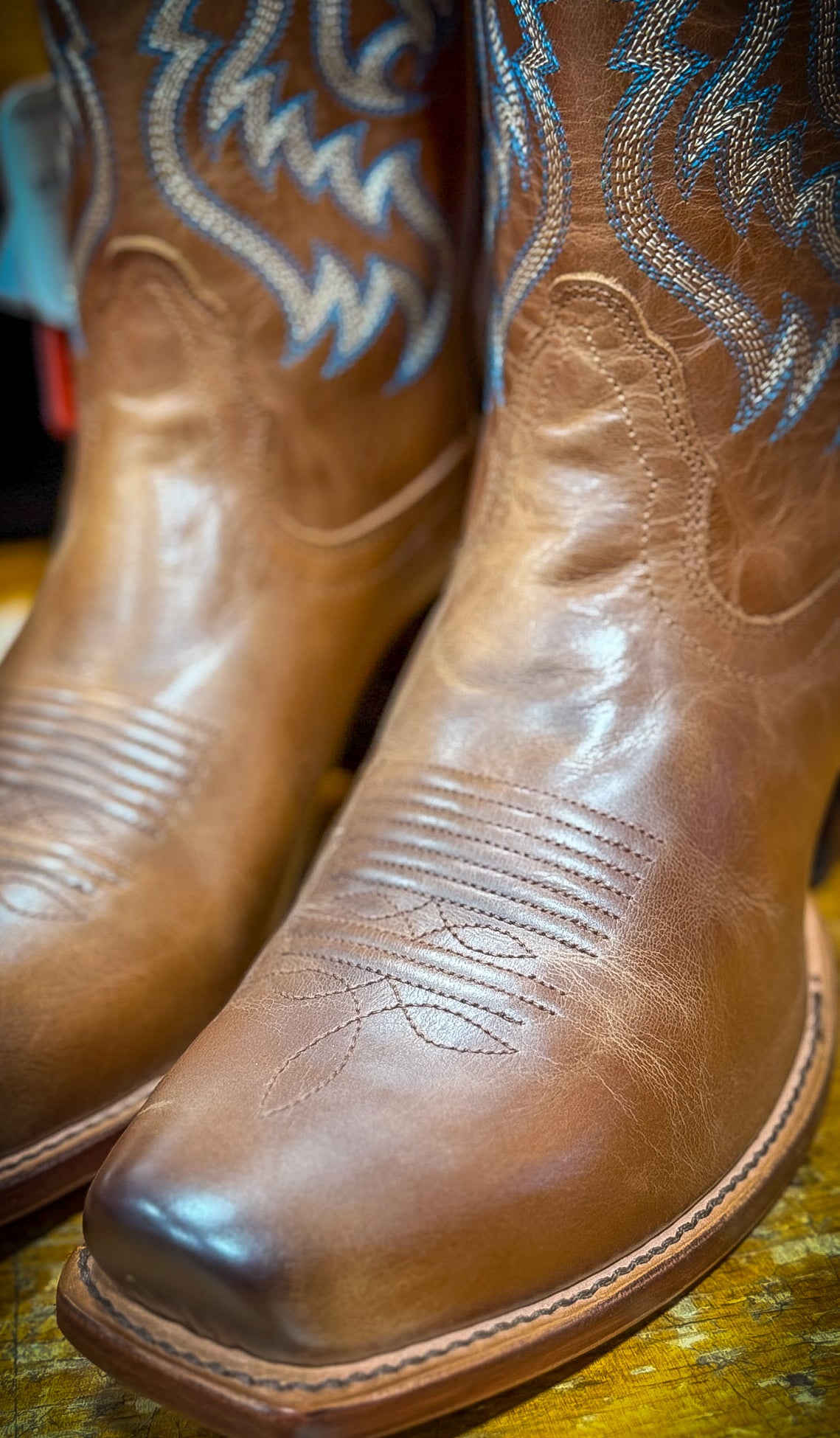 Nocona Womens Bluebonnet Tan Snip Toe Western Boot