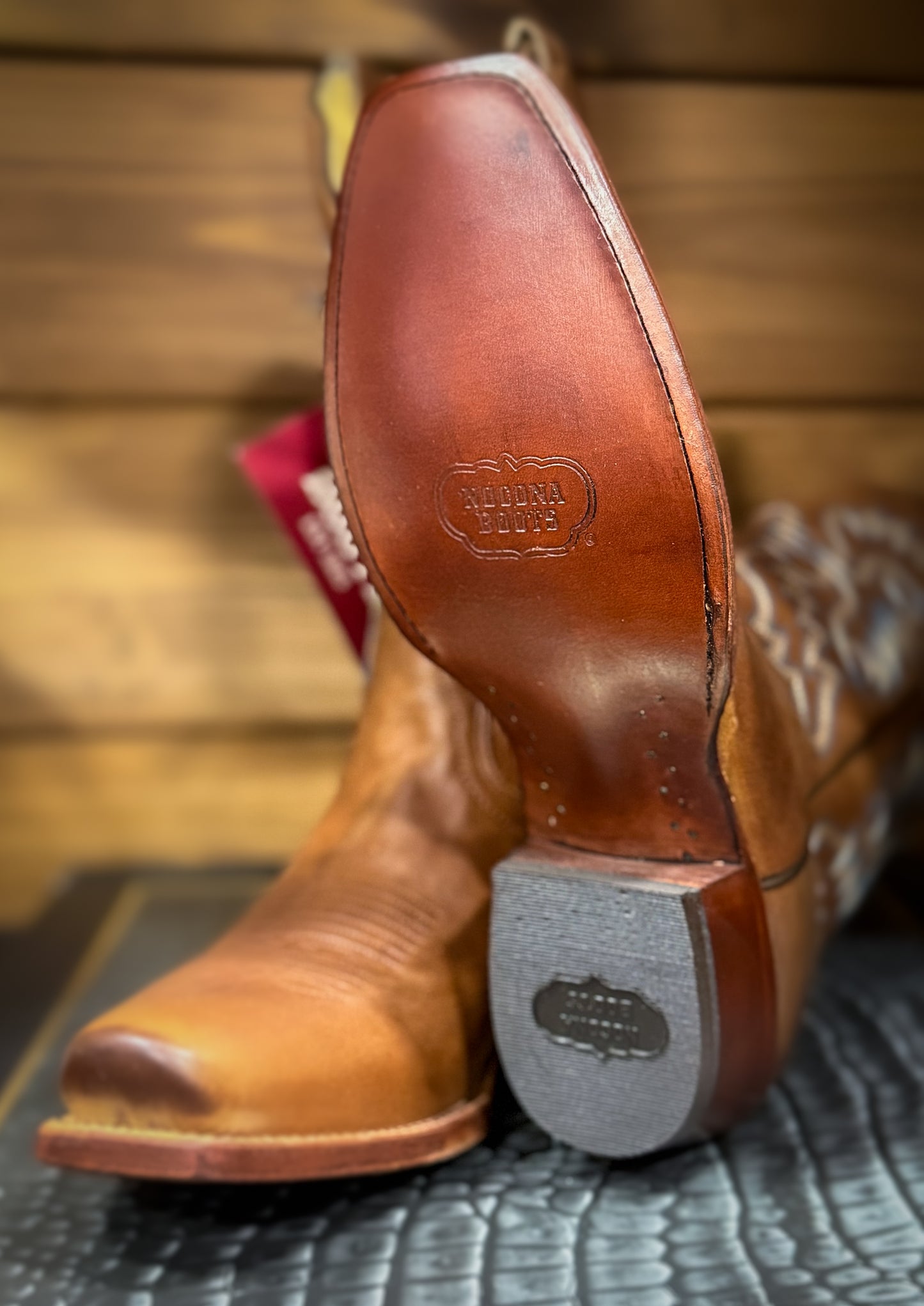 Nocona Womens Bluebonnet Tan Snip Toe Western Boot